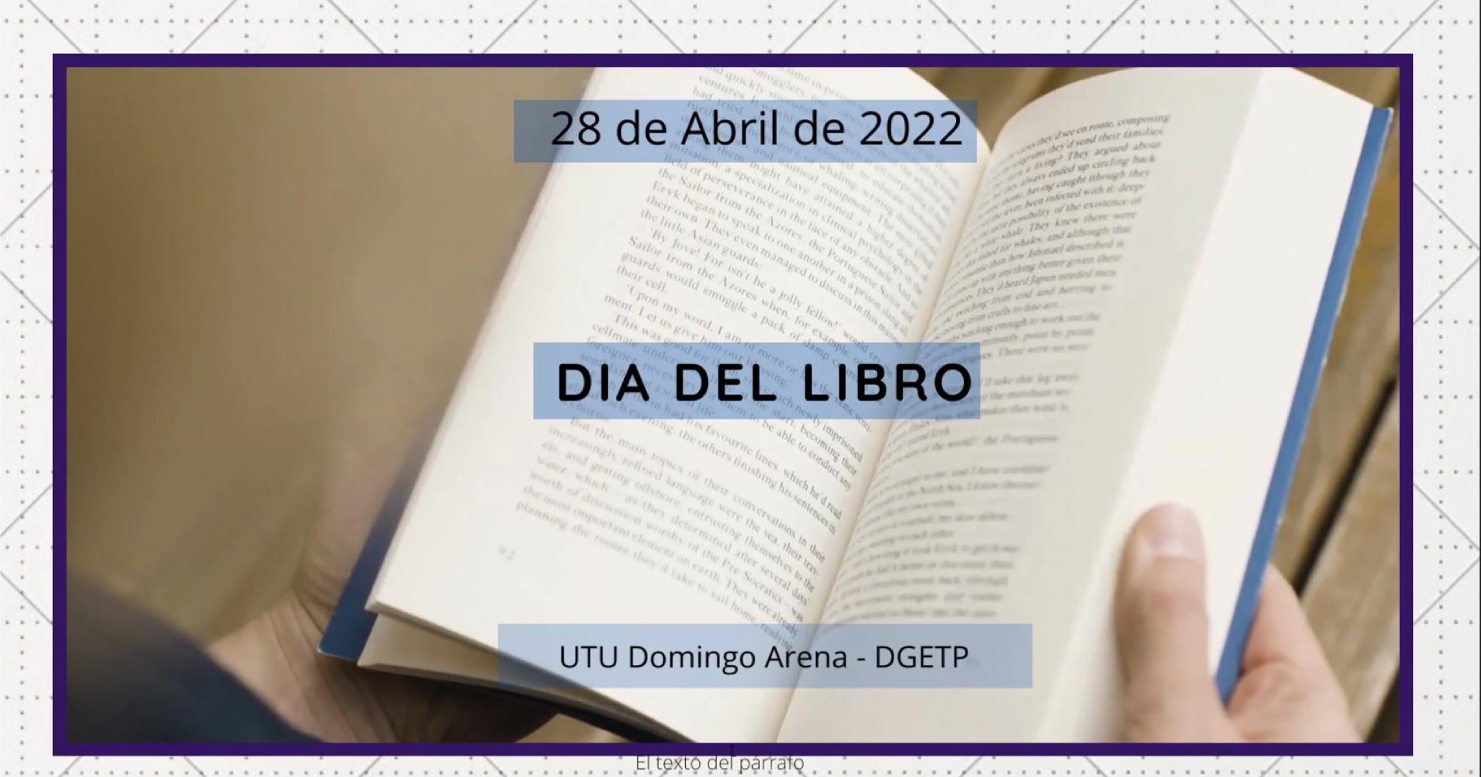 En este momento estás viendo Jornada Día del Libro – Escuela Técnica Domingo Arena