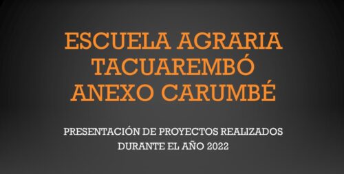 Lee más sobre el artículo ESCUELA AGRARIA TACUAREMBÓ – ANEXO CARUMBÉ