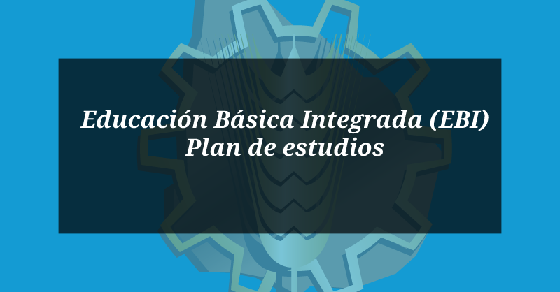 Educación Básica Integrada- Plan de estudio