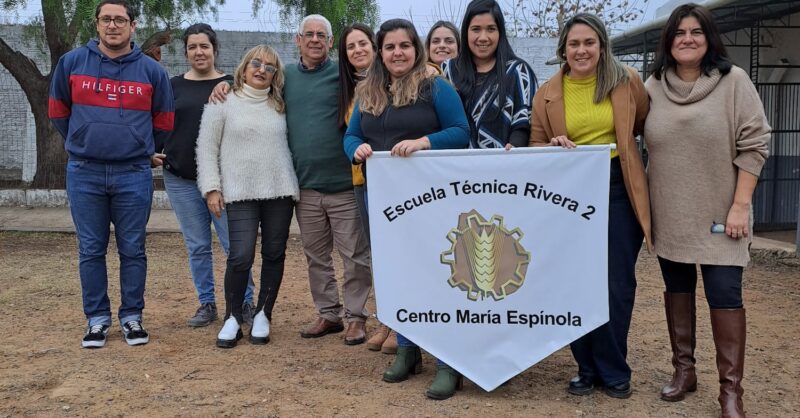 Clique@r María Espínola – Visitamos la Escuela Técnica Rivera 2, Centro María Espínola  de la ciudad de Rivera.