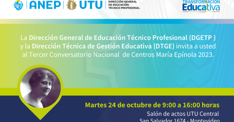 III Conversatorio Nacional de Centros María Espínola 2023