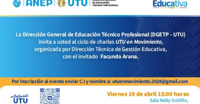 Ciclo de charlas – UTU movimiento