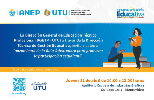 Lanzamiento de la Guía Orientadora para promover la participación estudiantil.