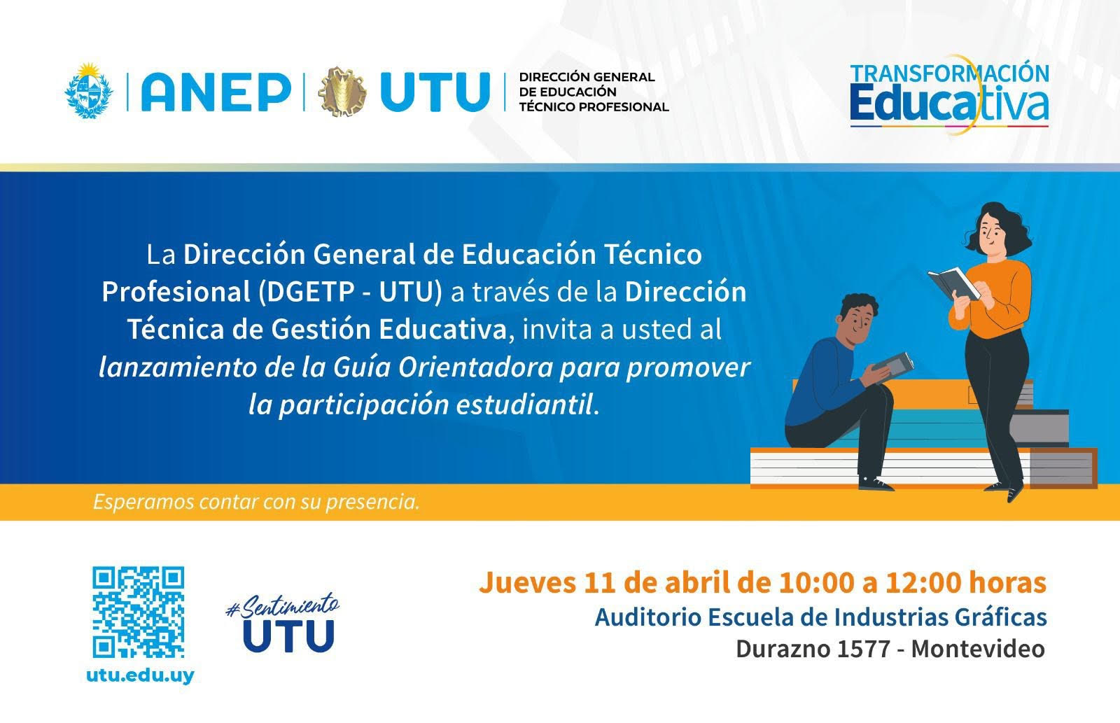 En este momento estás viendo Lanzamiento de la Guía Orientadora para promover la participación estudiantil.