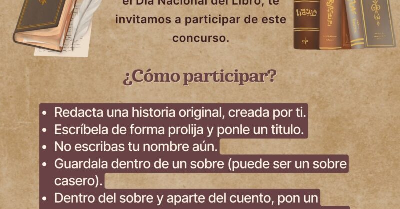 Concurso de cuentos en Escuela Técnica San Carlos
