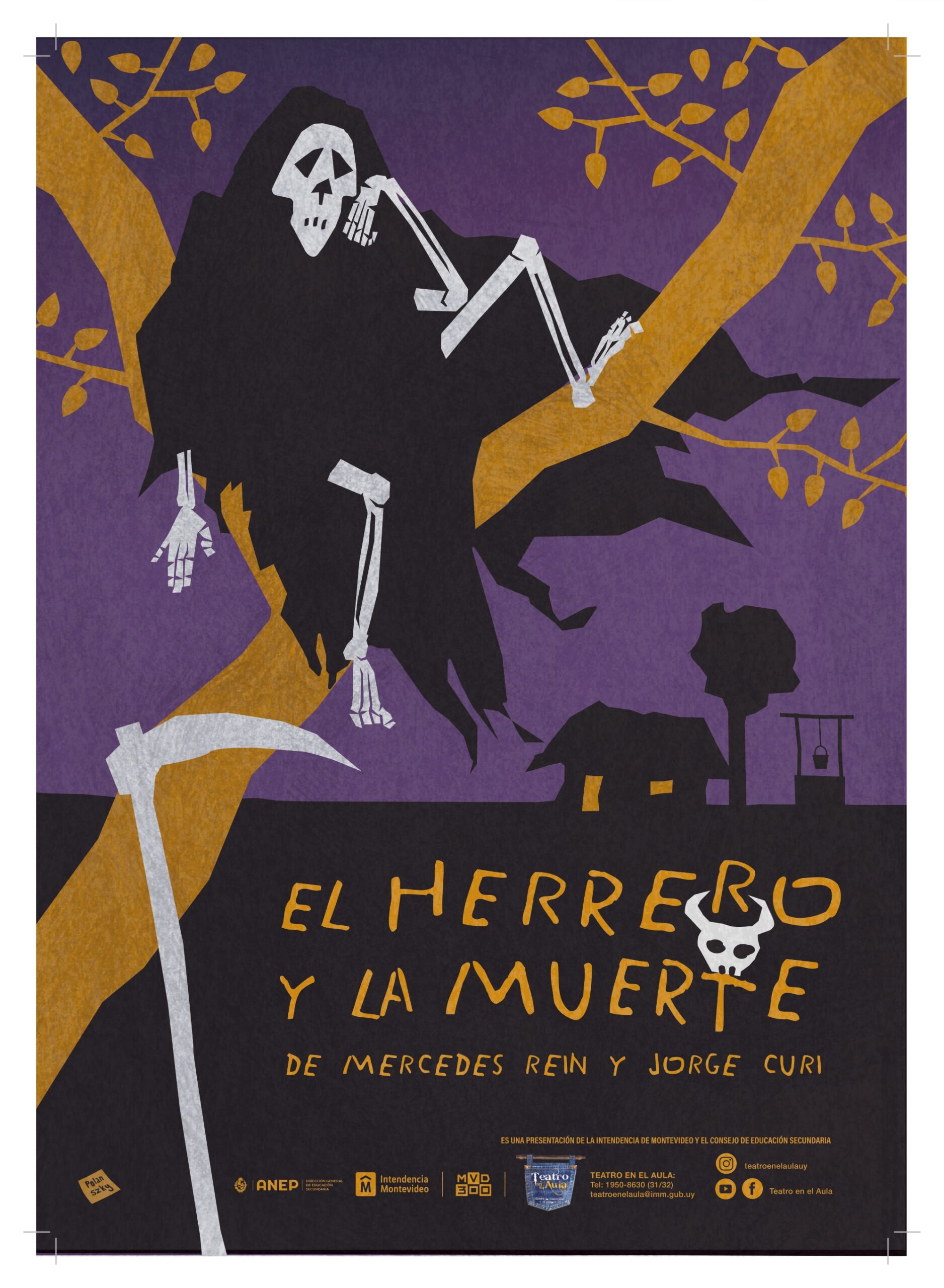 En este momento estás viendo ‘El Herrero y la Muerte’ en UTU Flor de Maroñas como Parte de Teatro en el Aula