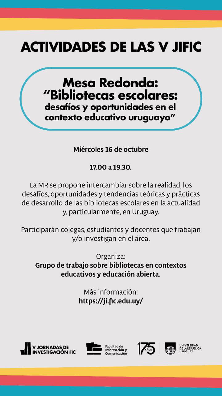 En este momento estás viendo Mesa Redonda sobre Bibliotecas Escolares: Desafíos y Oportunidades en el Contexto Educativo Uruguayo
