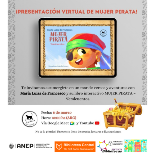 Presentación virtual de «MUJER PIRATA» de Escuela de Artes y Artesanías Dr. Pedro Figari
