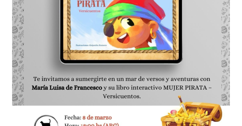 Presentación virtual de «MUJER PIRATA» de Escuela de Artes y Artesanías Dr. Pedro Figari