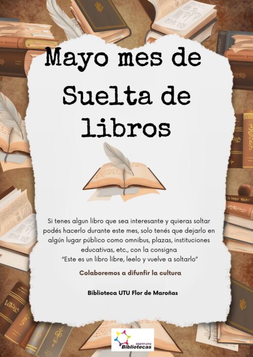 Suelta de Libros en Escuela Técnica Flor de Maroñas