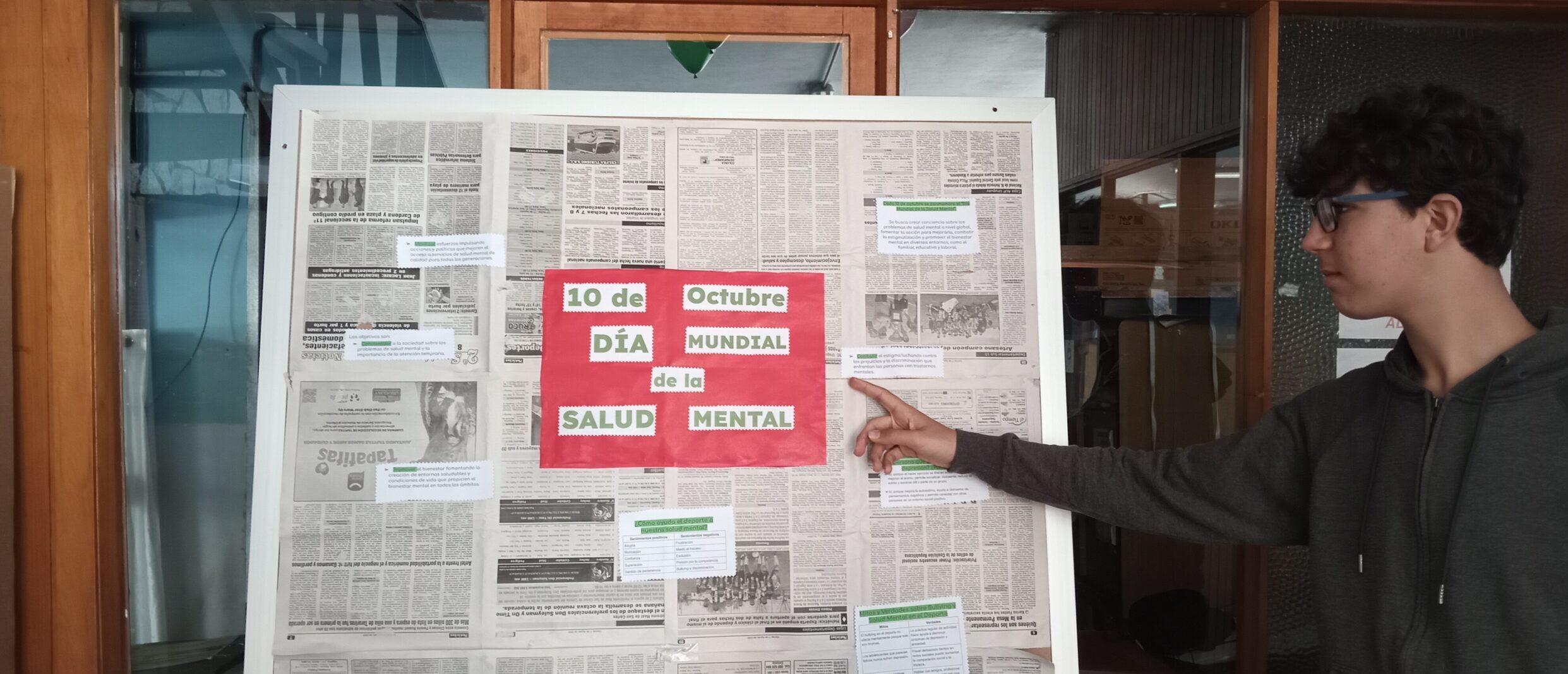 Así se vive octubre, mes de La Salud Mental en los Centros Educativos