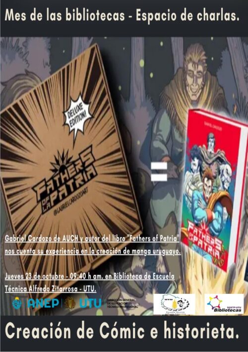 Mes de las Bibliotecas: Creación de Cómic e Historieta con Gabriel Cardozo