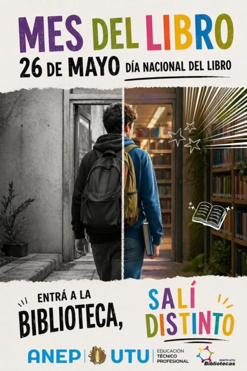 Mayo, Mes del Libro en la Bibliotecas de UTU