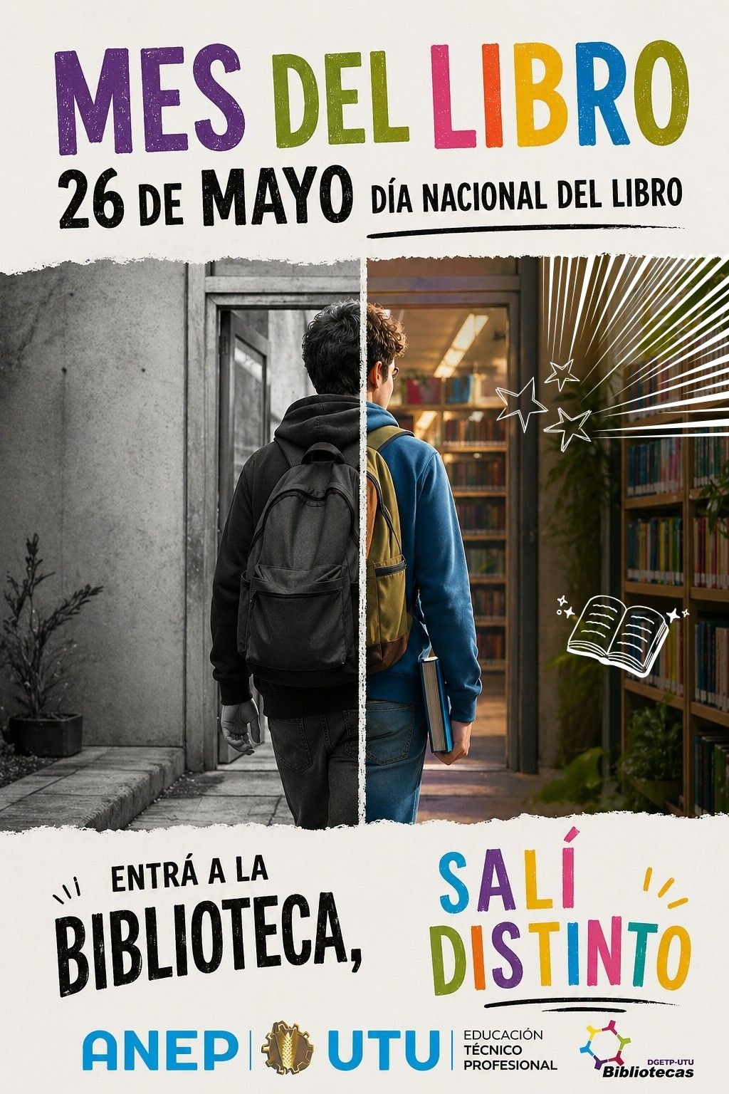En este momento estás viendo Mayo, Mes del Libro en la Bibliotecas de UTU