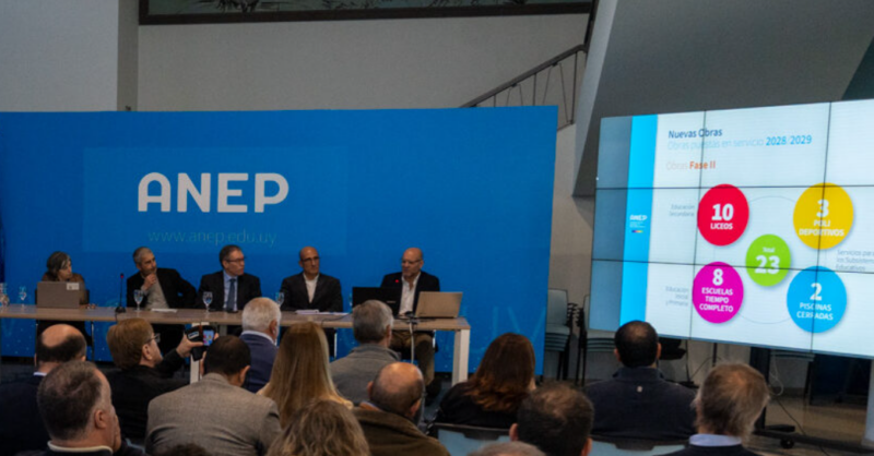 Un Uruguay que sigue construyendo oportunidades: ANEP presentó sus nuevos proyectos de infraestructura educativa