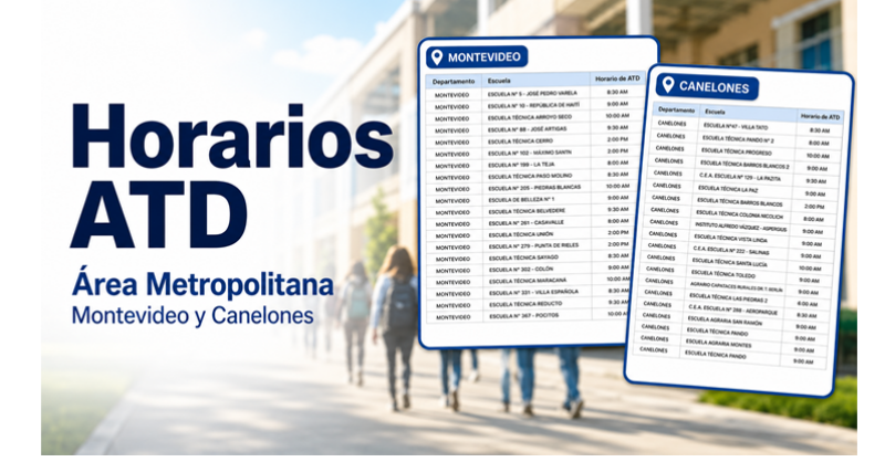 Horarios ATD 2026