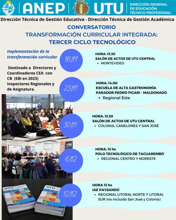 afiche conversatoirio